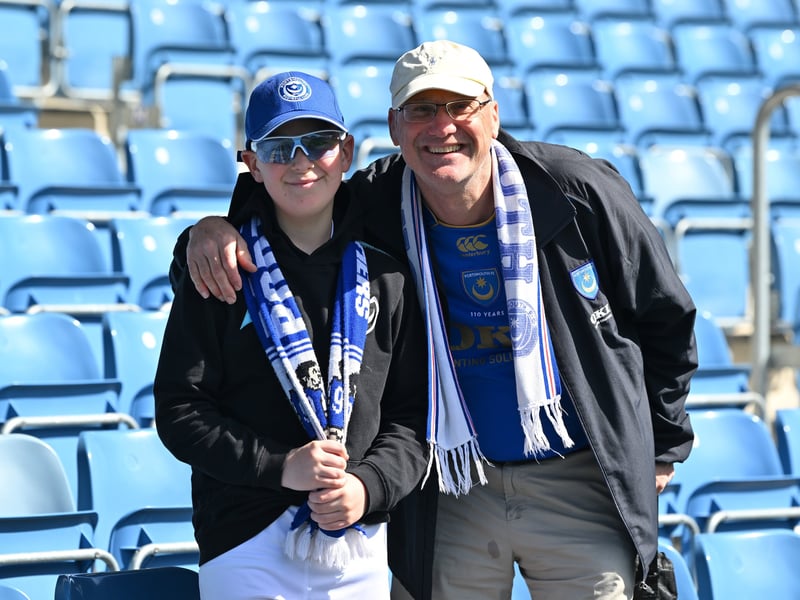 The Fratton faithful were in full voice on Easter Monday as they gave John Mousinho's men immense backing in their draw against relegation rivals Oxford United.