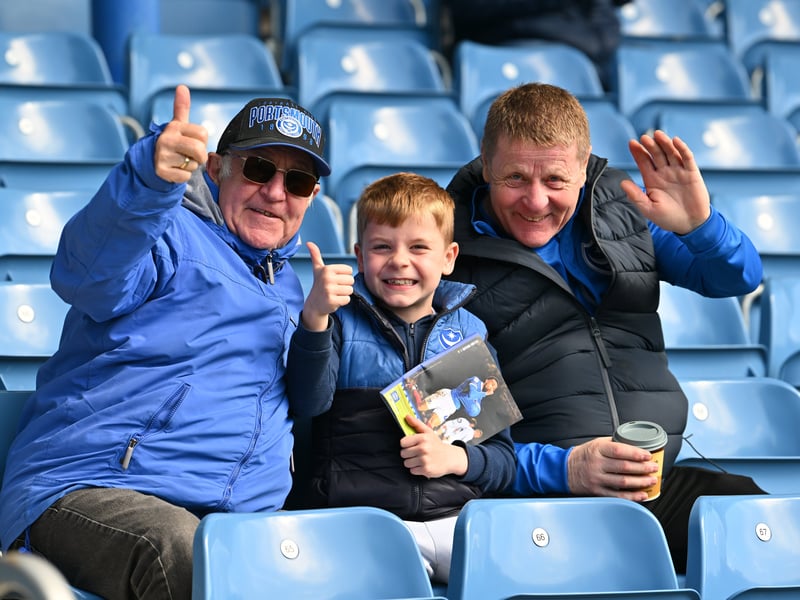 The Fratton faithful were in full voice on Easter Monday as they gave John Mousinho's men immense backing in their draw against relegation rivals Oxford United.