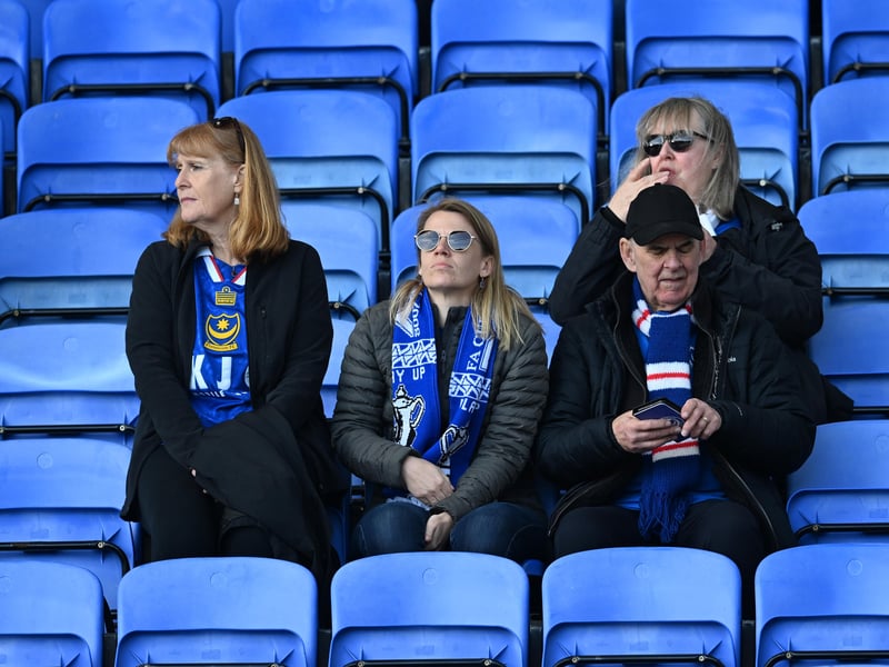 The Fratton faithful were in full voice on Easter Monday as they gave John Mousinho's men immense backing in their draw against relegation rivals Oxford United.