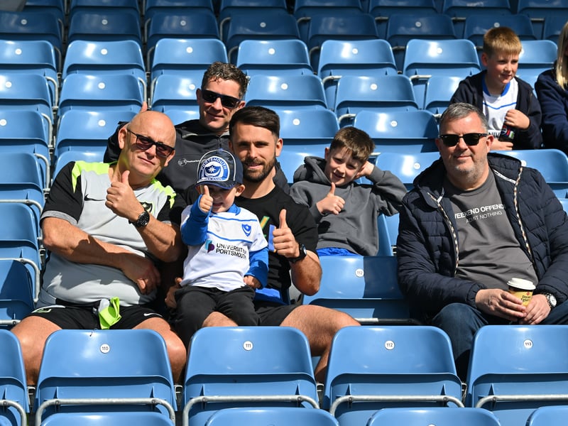 The Fratton faithful were in full voice on Easter Monday as they gave John Mousinho's men immense backing in their draw against relegation rivals Oxford United.