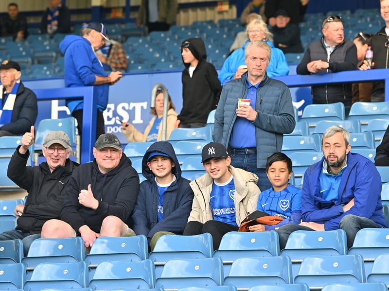 The Fratton faithful were in full voice on Easter Monday as they gave John Mousinho's men immense backing in their draw against relegation rivals Oxford United.