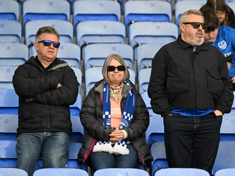 The Fratton faithful were in full voice on Easter Monday as they gave John Mousinho's men immense backing in their draw against relegation rivals Oxford United.
