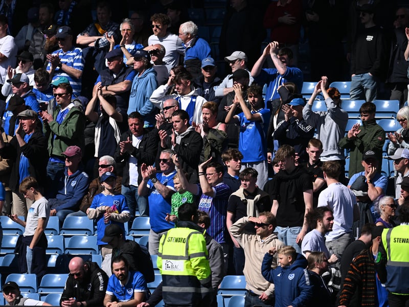 The Fratton faithful were in full voice on Easter Monday as they gave John Mousinho's men immense backing in their draw against relegation rivals Oxford United.