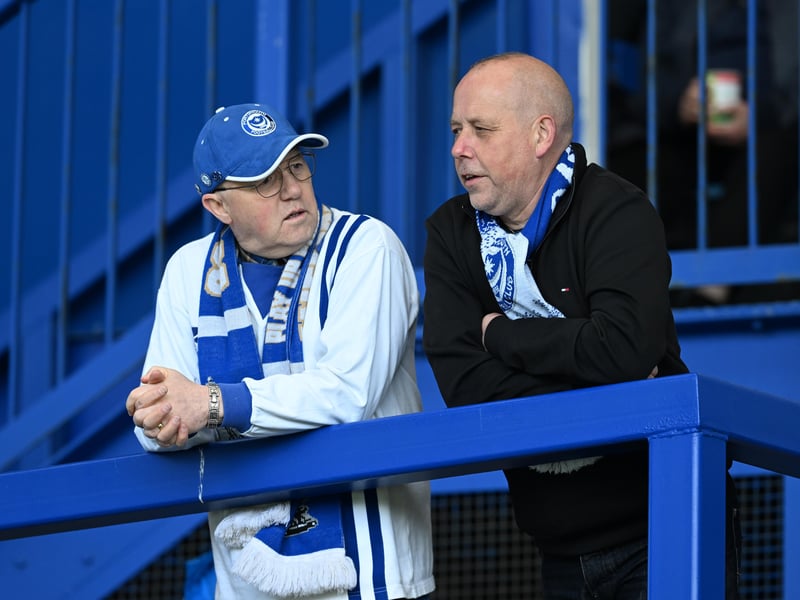 The Fratton faithful were in full voice on Easter Monday as they gave John Mousinho's men immense backing in their draw against relegation rivals Oxford United.