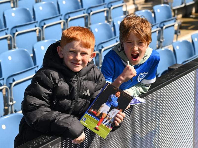 The Fratton faithful were in full voice on Easter Monday as they gave John Mousinho's men immense backing in their draw against relegation rivals Oxford United.