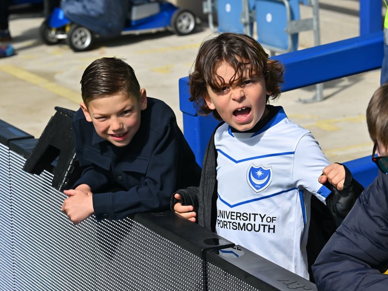 The Fratton faithful were in full voice on Easter Monday as they gave John Mousinho's men immense backing in their draw against relegation rivals Oxford United.