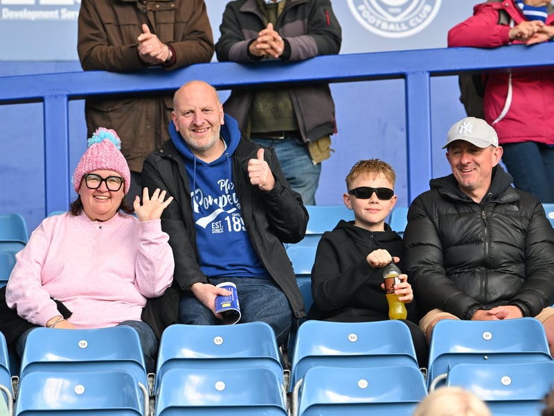 The Fratton faithful were in full voice on Easter Monday as they gave John Mousinho's men immense backing in their draw against relegation rivals Oxford United.