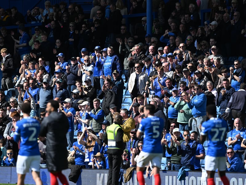 The Fratton faithful were in full voice on Easter Monday as they gave John Mousinho's men immense backing in their draw against relegation rivals Oxford United.
