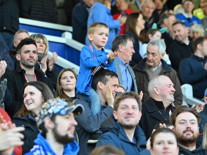 The Fratton faithful were in full voice on Easter Monday as they gave John Mousinho's men immense backing in their draw against relegation rivals Oxford United.