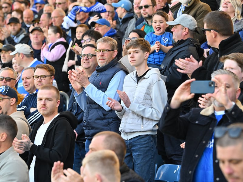 The Fratton faithful were in full voice on Easter Monday as they gave John Mousinho's men immense backing in their draw against relegation rivals Oxford United.