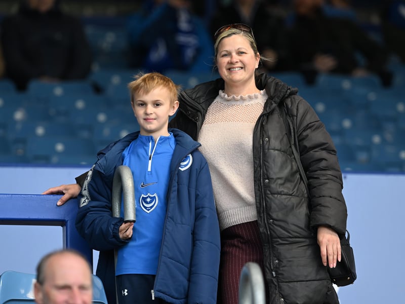 The Fratton faithful were in full voice on Easter Monday as they gave John Mousinho's men immense backing in their draw against relegation rivals Oxford United.
