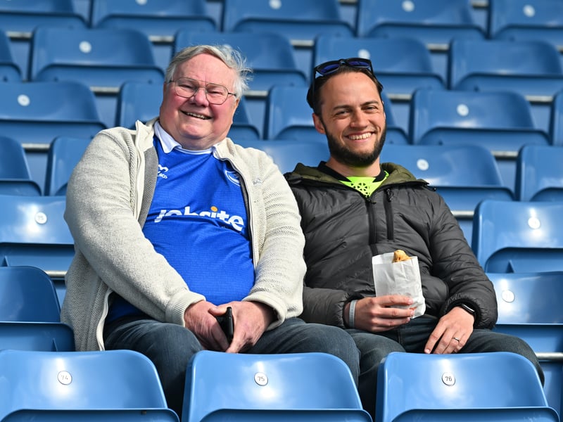 The Fratton faithful were in full voice on Easter Monday as they gave John Mousinho's men immense backing in their draw against relegation rivals Oxford United.