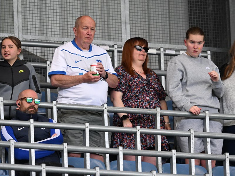 The Fratton faithful were in full voice on Easter Monday as they gave John Mousinho's men immense backing in their draw against relegation rivals Oxford United.