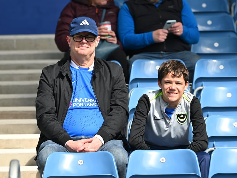 The Fratton faithful were in full voice on Easter Monday as they gave John Mousinho's men immense backing in their draw against relegation rivals Oxford United.
