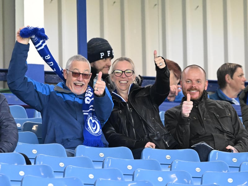 The Fratton faithful were in full voice on Easter Monday as they gave John Mousinho's men immense backing in their draw against relegation rivals Oxford United.
