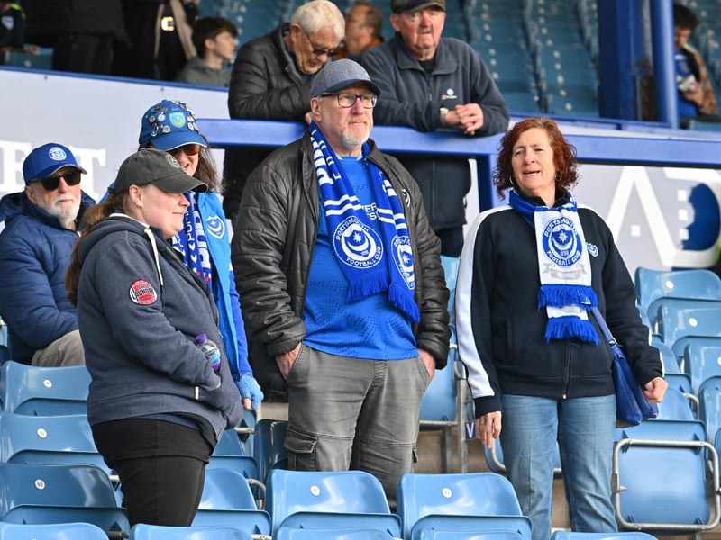The Fratton faithful were in full voice on Easter Monday as they gave John Mousinho's men immense backing in their draw against relegation rivals Oxford United.