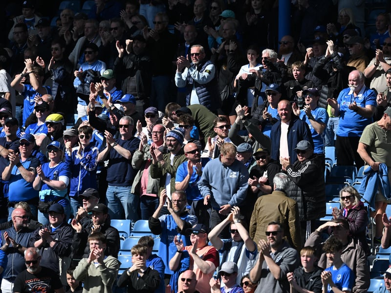 The Fratton faithful were in full voice on Easter Monday as they gave John Mousinho's men immense backing in their draw against relegation rivals Oxford United.