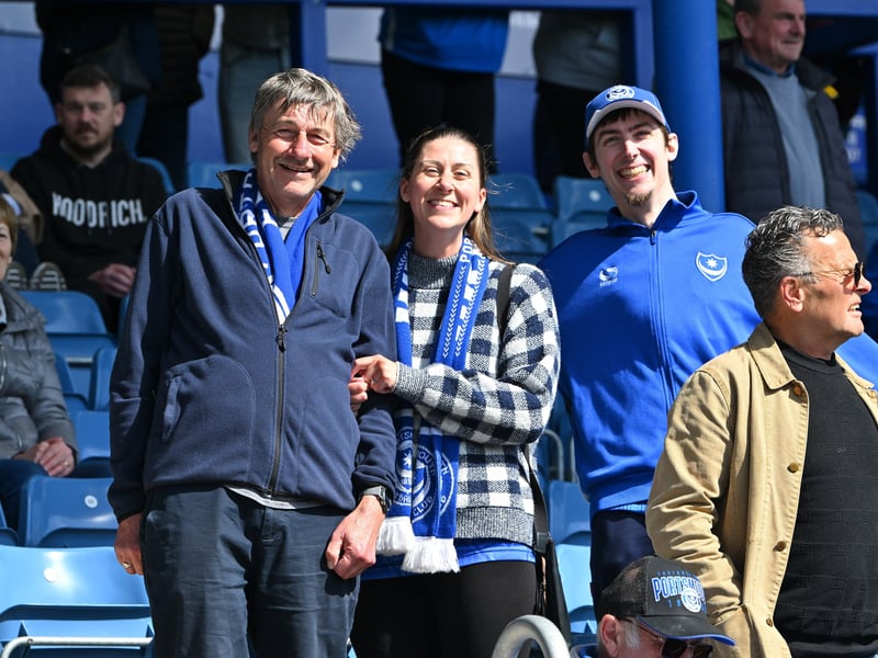 The Fratton faithful were in full voice on Easter Monday as they gave John Mousinho's men immense backing in their draw against relegation rivals Oxford United.