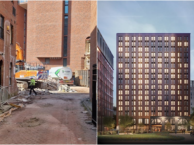 One of the newest developments to be greenlit, the former Leeds International Swimming Pool site is set to be transformed into a 200-room, sustainable "hometel". The development will feature an in-house café and bar as well as events space, gym, and laundry services. Construction is set to begin in May, with a target completion date of spring 2028.