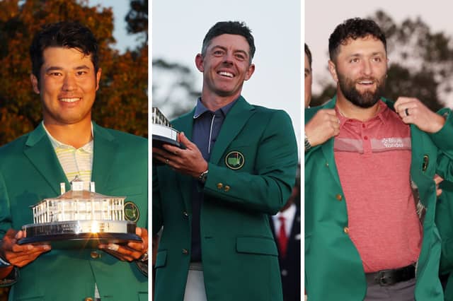 Three of the favourites for this year's Masters.