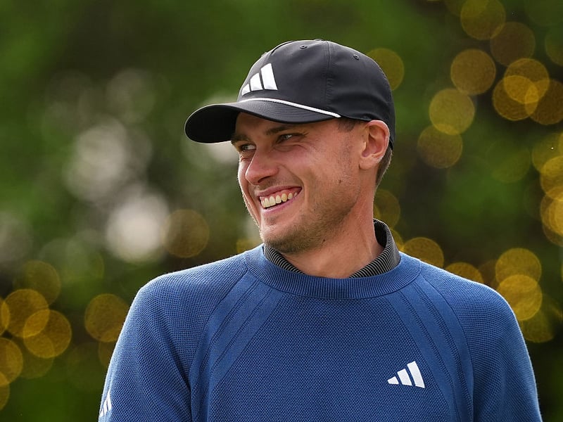 Sweden's Ludvig Åberg came second in the 2024 Masters and is a 17/1 shot to go one better this year. He only turned professional in June 2023 and has already won titles on both the European Tour and the PGA Tour - as well as being part of a winning European Ryder Cup team. | Getty Images