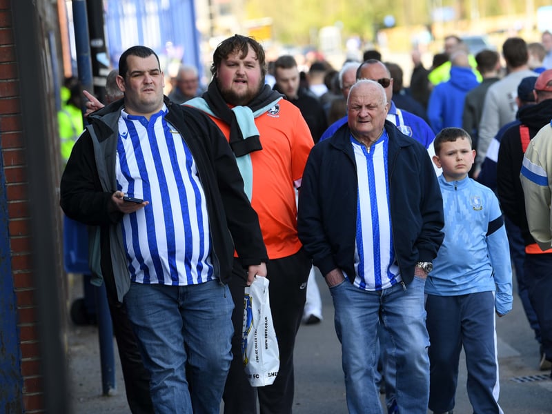 Sheffield Wednesday fans over the Easter Bank Holiday double-header
