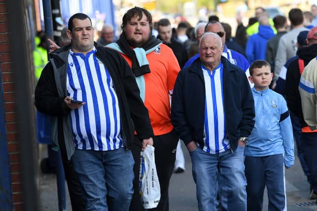 Sheffield Wednesday fans over the Easter Bank Holiday double-header