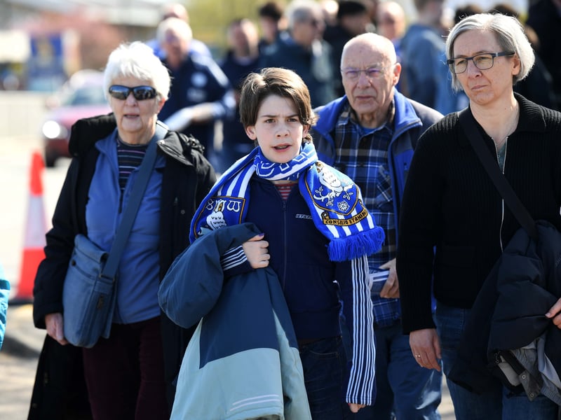 Sheffield Wednesday fans over the Easter Bank Holiday double-header