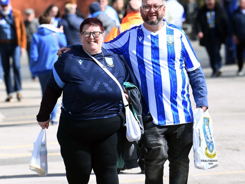 Sheffield Wednesday fans over the Easter Bank Holiday double-header