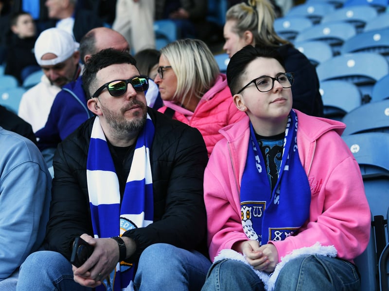 Sheffield Wednesday fans over the Easter Bank Holiday double-header