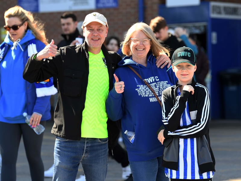 Sheffield Wednesday fans over the Easter Bank Holiday double-header