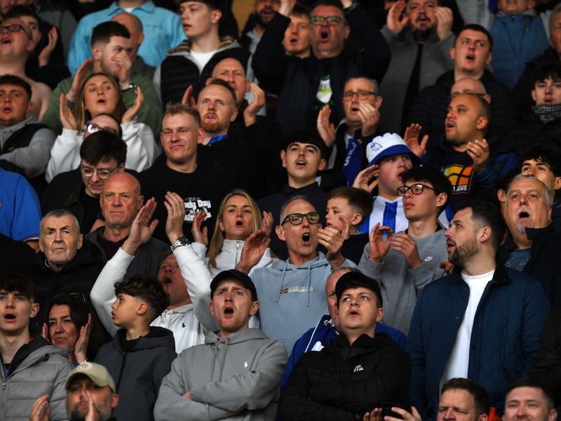 Sheffield Wednesday fans over the Easter Bank Holiday double-header