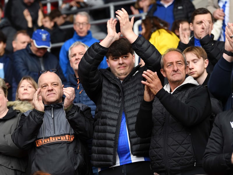 Sheffield Wednesday fans over the Easter Bank Holiday double-header