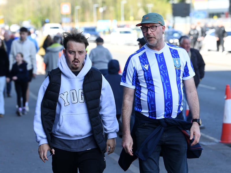 Sheffield Wednesday fans over the Easter Bank Holiday double-header