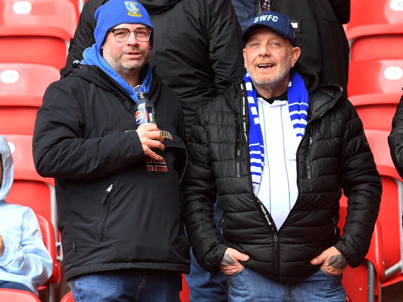 Sheffield Wednesday fans over the Easter Bank Holiday double-header