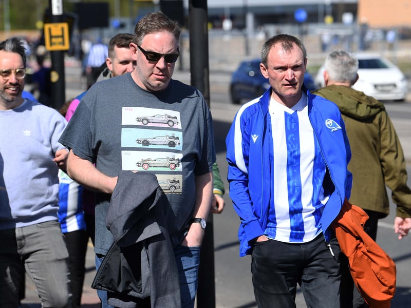 Sheffield Wednesday fans over the Easter Bank Holiday double-header