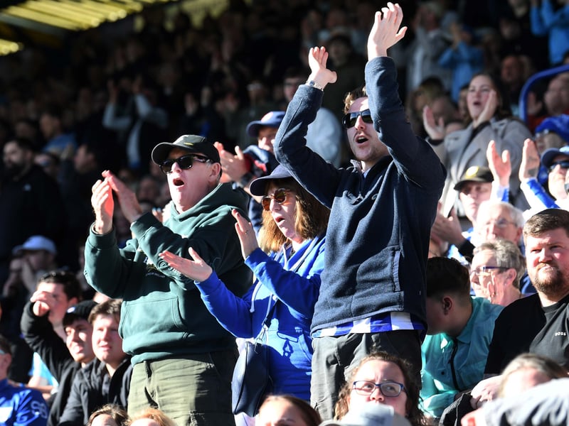 Sheffield Wednesday fans over the Easter Bank Holiday double-header