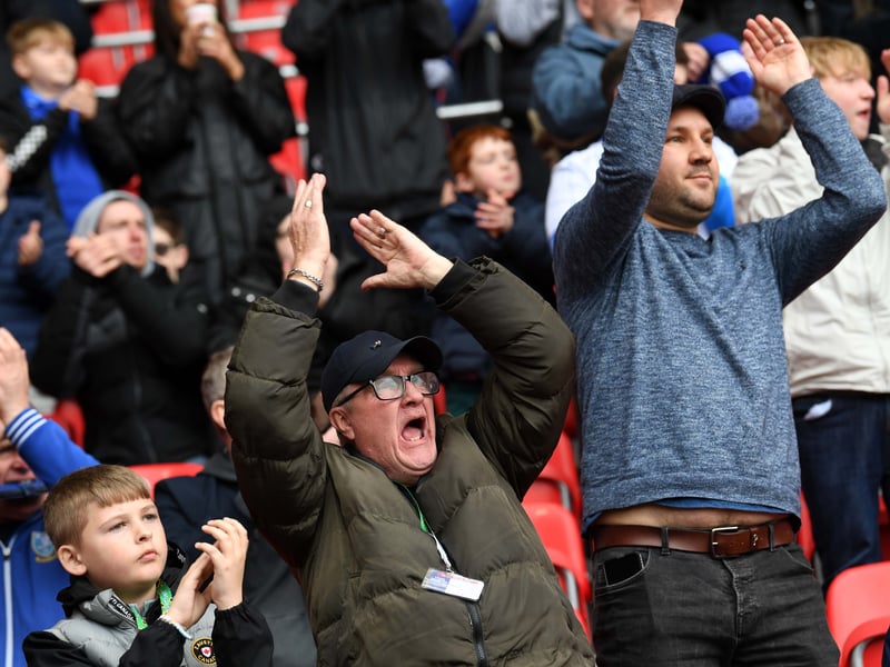 Sheffield Wednesday fans over the Easter Bank Holiday double-header