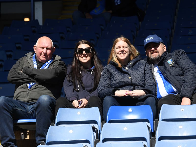 Sheffield Wednesday fans over the Easter Bank Holiday double-header