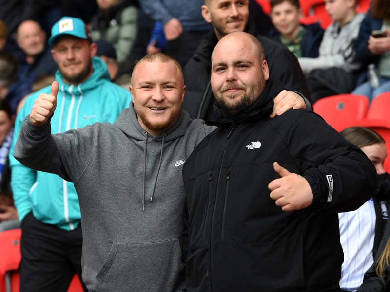 Sheffield Wednesday fans over the Easter Bank Holiday double-header