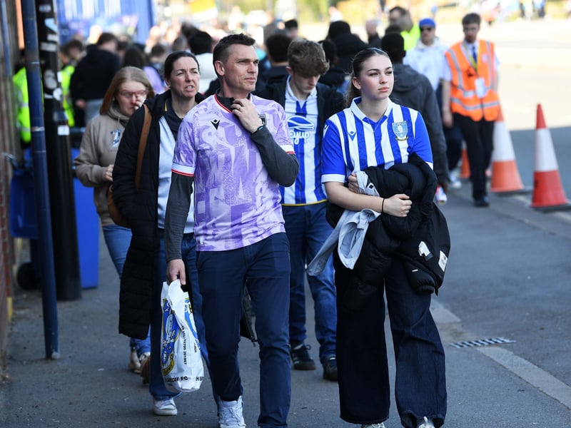Sheffield Wednesday fans over the Easter Bank Holiday double-header