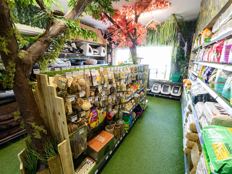 New section of the interior of Happy Pets and Aquatics in Preston.