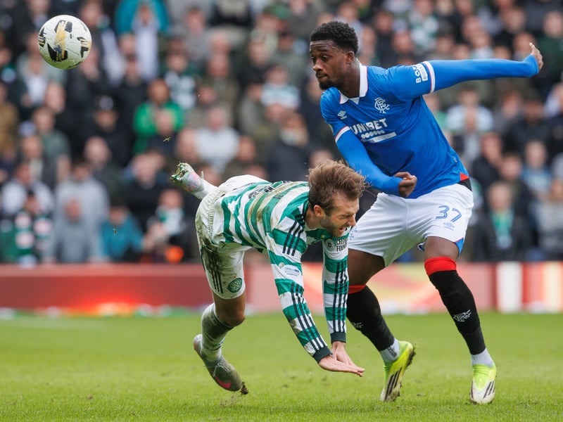 Rested for last weekend's victory at Ibrox, the Nigerian centre-back is in line to return to the starting XI against Falkirk.