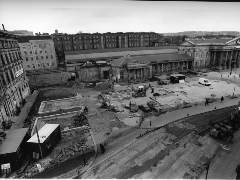 St George's Square, Huddersfield, in June 1991
