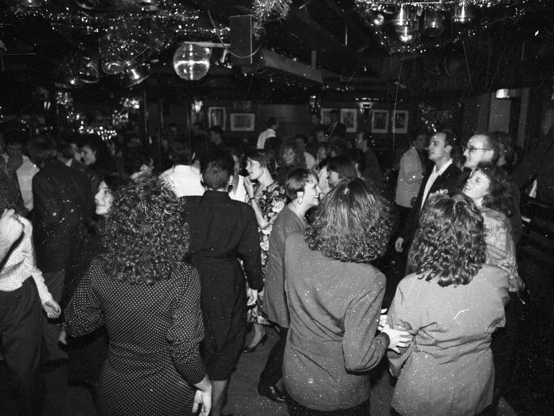 Inside a Leeds nightclub in December 1991