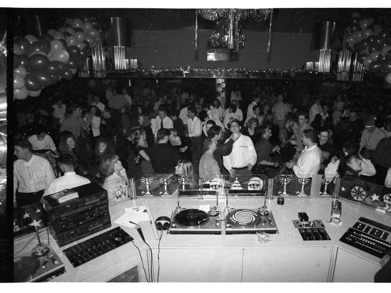 Happy times on the dance floor at a Leeds nightclub in 1991