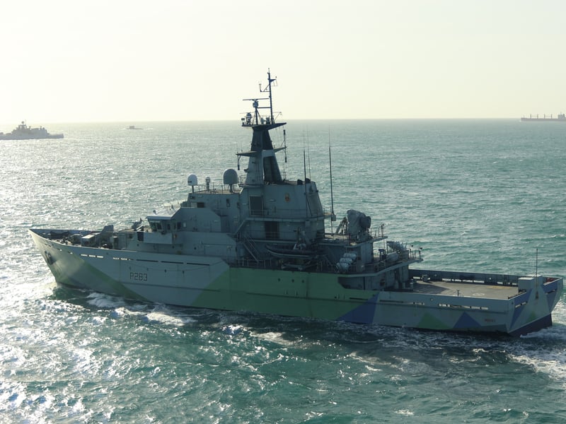 HMS Mersey tracks RFN Admiral Grigorovich and Kilo class Krasnodar