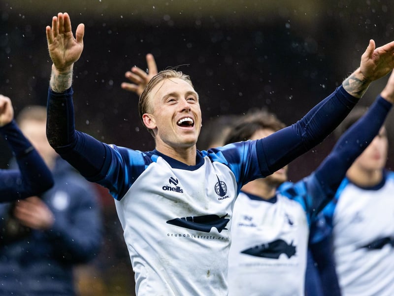 The winger has been instrumental in Falkirk successful transition to the Scottish Premiership and subsequent top half finish, with 13 goal contributions. The 28-year-old has shown great adaptability, playing on both wings and occasionally in a central attacking midfield role.