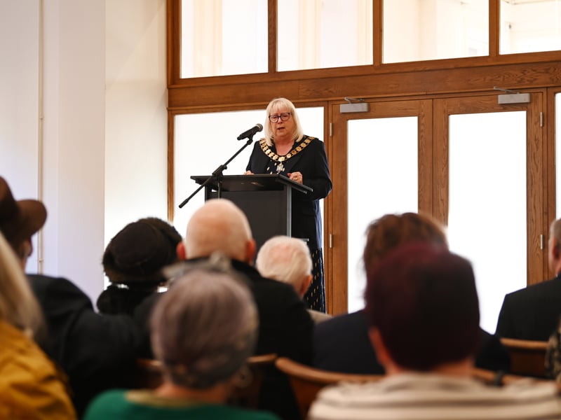 The Mayor of Preston Coun Sue Whittam.