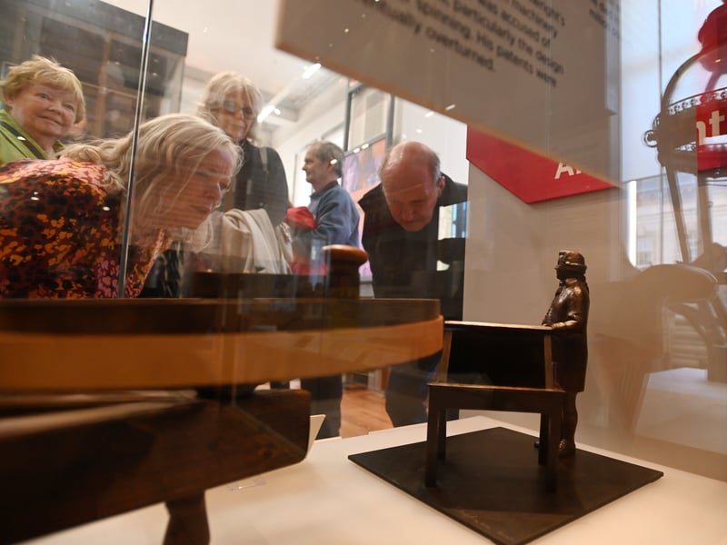 The figures can be seen in the Discover Preston Gallery at The Harris, Preston.